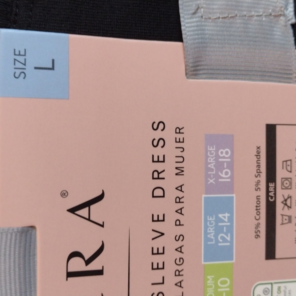 NWT Serra Ladies Long Sleeved Dress with Earrings - Size L (12/14) - Picture 7 of 7